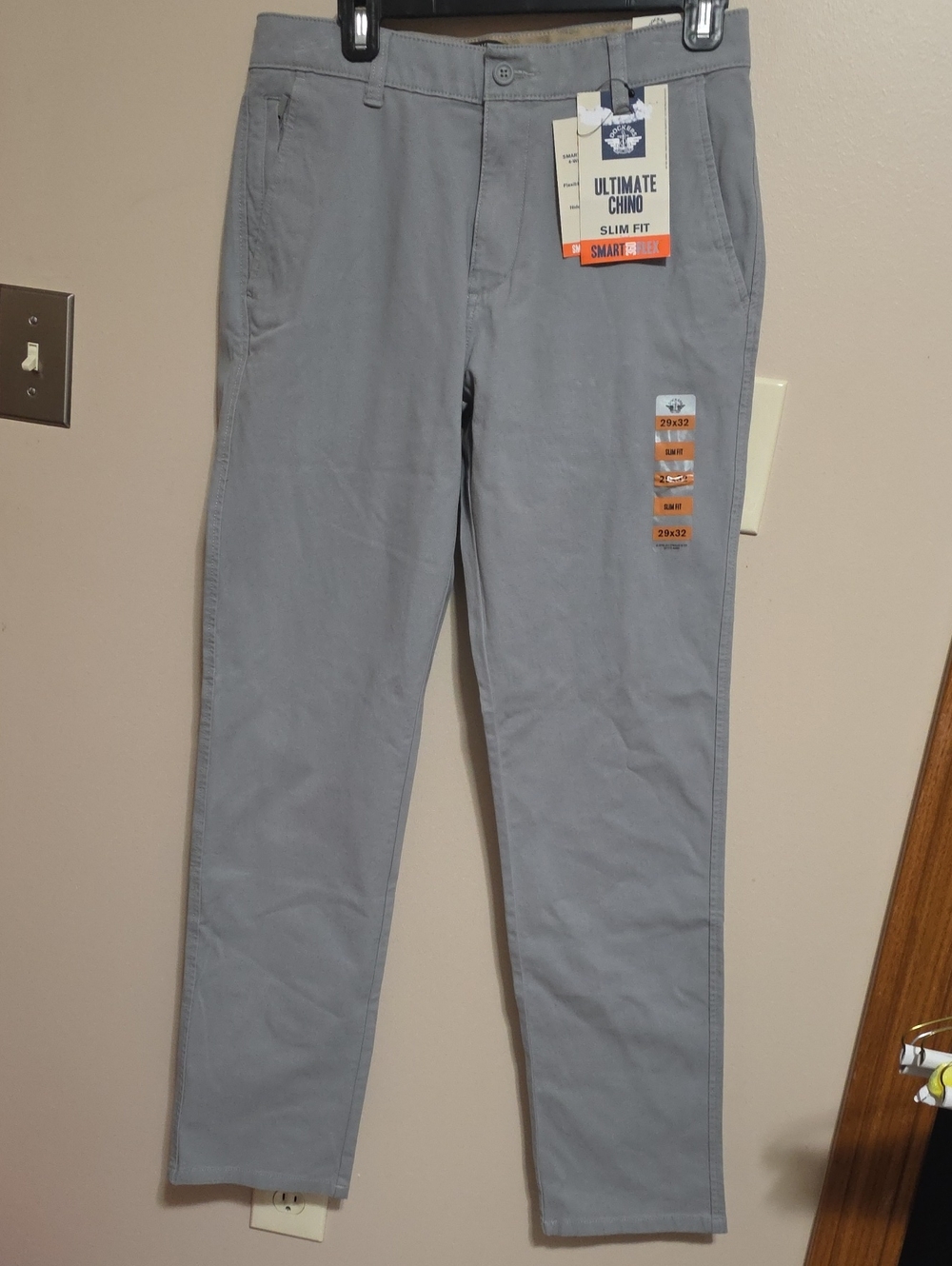 Dockers Slim Fit Chino Pants in Light Gray